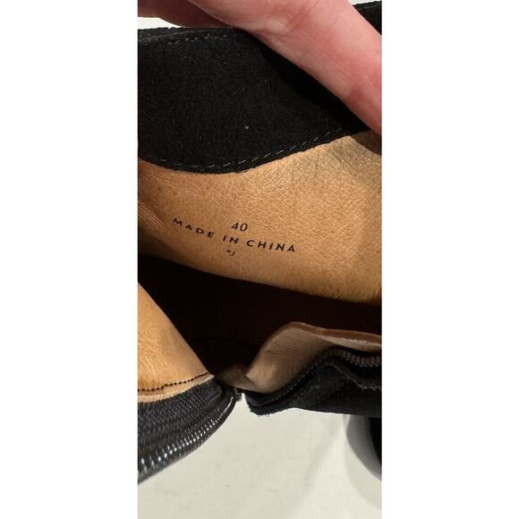 Joie Women’s Size 40 Black Suede Booties Boots Boho Festival Classic READ - Picture 5 of 16